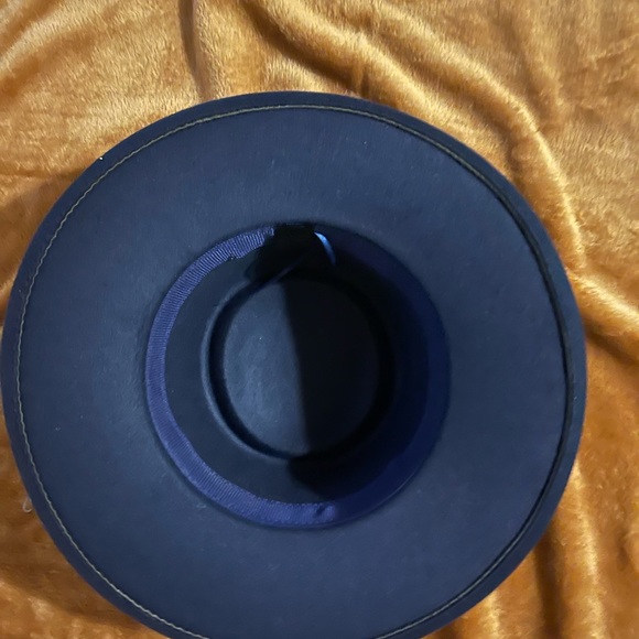 Navy Blue Fedora - Picture 2 of 2